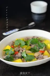 Make Yellow lamb soup step 9
