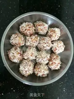 Make Pearl meatballs step 2