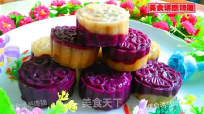 Make Double-coloured potato rice step 7