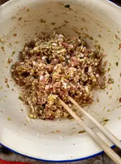 Make Cabbage dumplings step 2