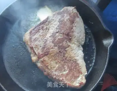 Make Fried steak bread step 8