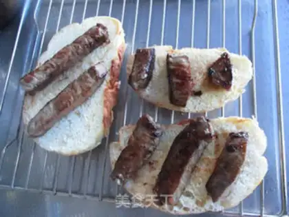 Make Fried steak bread step 13