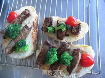 Make Fried steak bread step 15