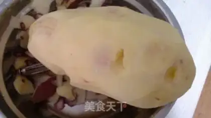Make ♪ Purple, yellow rice ♪ step 1