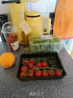 Make Orange juice thin salad step 0