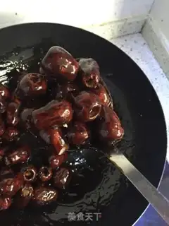 Make "Sesame gel dates." step 3