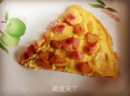Make Potato-butt ham eggs step 3
