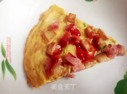 Make Potato-butt ham eggs step 4