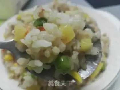 Make Pineapple rice step 8