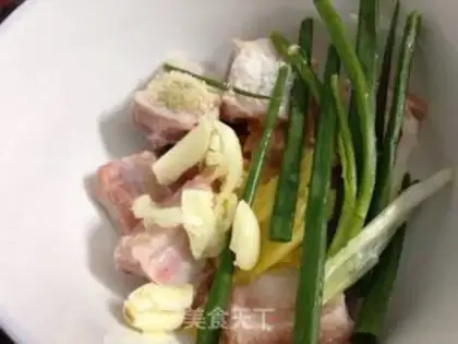 Make Sweet orange fragrance ribs step 1