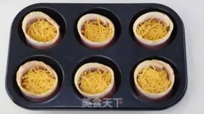 Make Cheese bacon rolls step 3