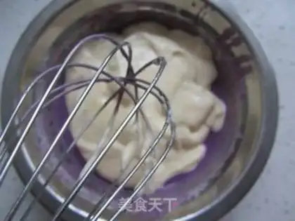 Make The sweet little potato cake step 9