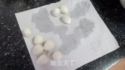 Make Tiger-skind quail eggs step 1