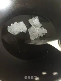 Make Sugar snowball step 1