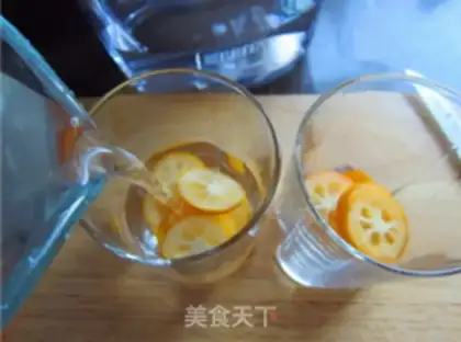 Make Orange honey tea step 2