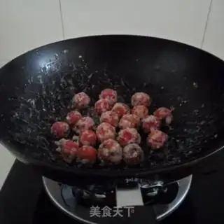 Make Sugar snowball step 4