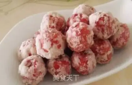 Make Sugar snowball step 5