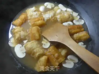Make Oily mushroom soup step 6