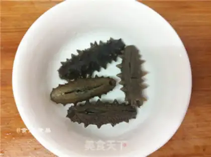 Make Bourbon and sea cucumber step 5