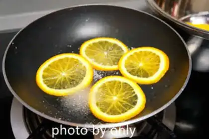 Make Orange cake roll step 3