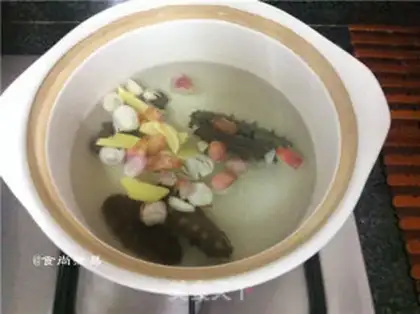 Make Bourbon and sea cucumber step 8