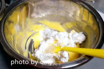 Make Orange cake roll step 7