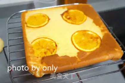 Make Orange cake roll step 9