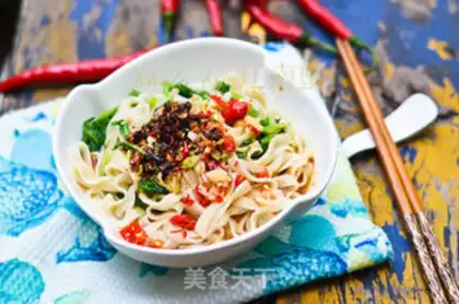 Make Oily noodles step 6