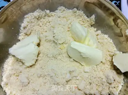 Make Double butter, all wheat blueberries step 2