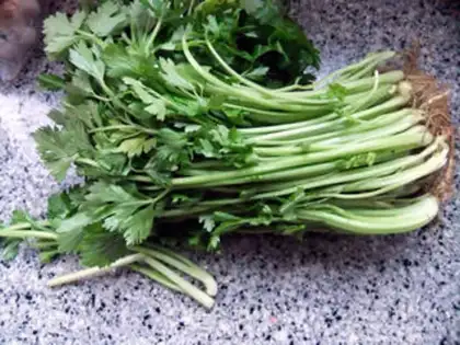 Make Celery eggcake step 0