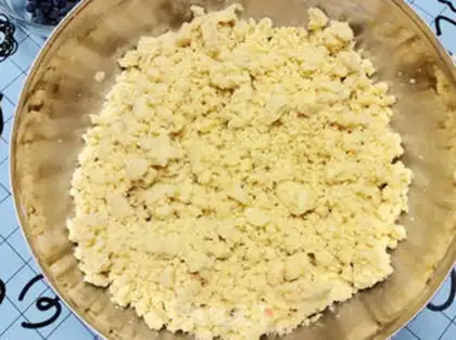 Make Double butter, all wheat blueberries step 3