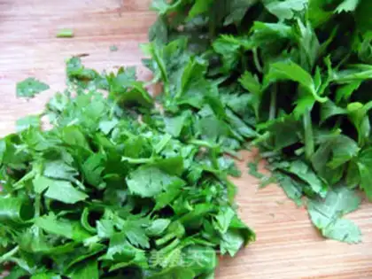 Make Celery eggcake step 1