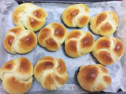Make Flower milk bread step 10