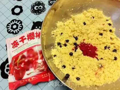 Make Double butter, all wheat blueberries step 5