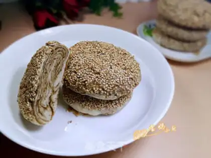 Make Sesame sauce pancakes step 14