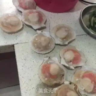 Make Garlic scallops step 0
