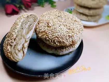 Make Sesame sauce pancakes step 17