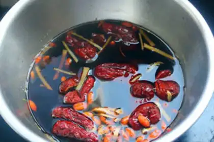 Make A winter tea step 4