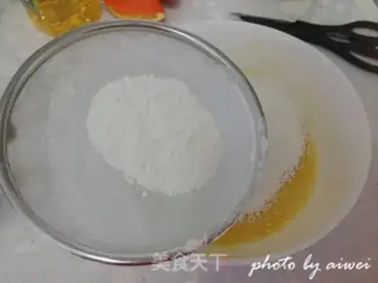 Make Sweet orange roll step 8