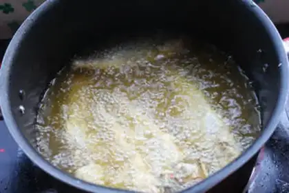 Make Dried and fried yellowfish step 7