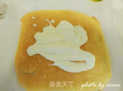 Make Sweet orange roll step 18