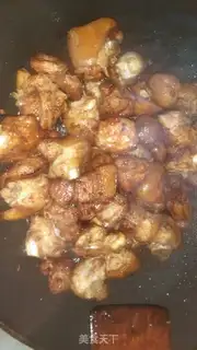 Make Red burning pig hoof step 5