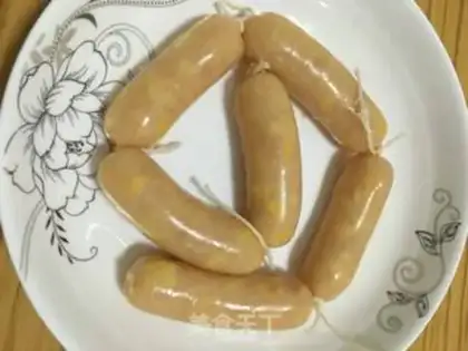 Make Chicken corn sausage step 3