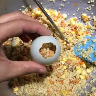 Make Rice eggs step 4