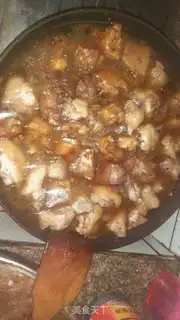 Make Red burning pig hoof step 8