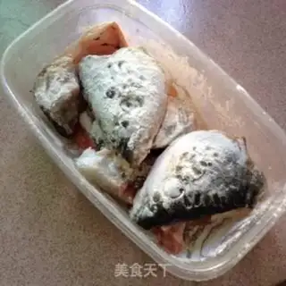Make The mackerel head step 2