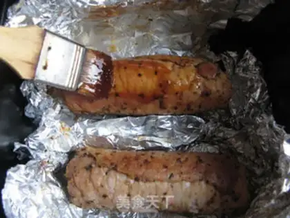 Make Chicago black pepper beef roll step 8