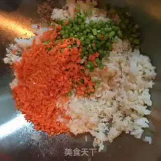 Make Colored fried rice step 7