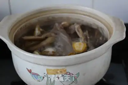 Make Abalone duck soup step 4