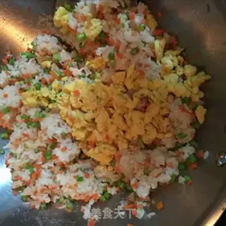 Make Colored fried rice step 8
